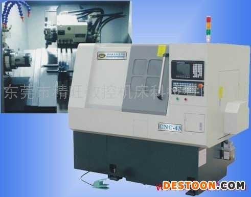 供应全新精度高刚性好斜床身cnc-43数控车床机床