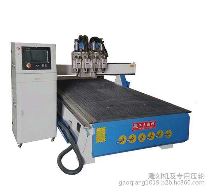 小型木工机床实木门生产设备板式家具生产线家具木工机械设备全自动高效率换刀雕刻机